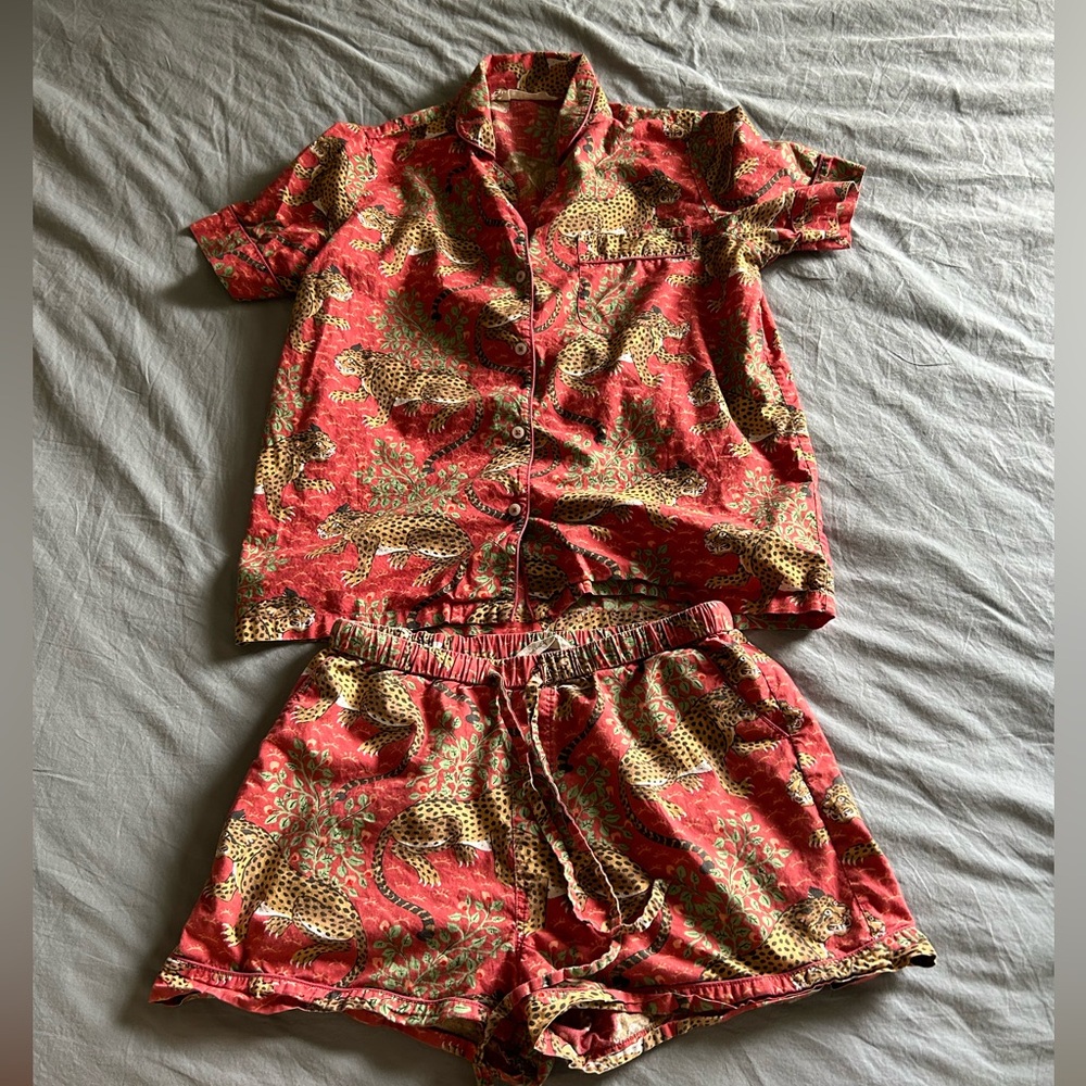 Leopard Pajama Set